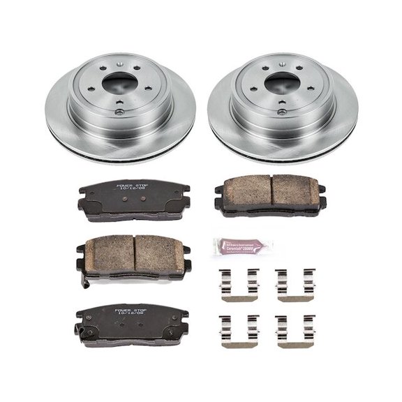 Rear Brake Pad and Rotor Kit - Compatible with 2012 - 2015 Chevy Captiva Sport 2013 2014