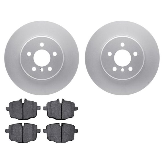 Rear Brake Pad and Rotor Kit - Compatible with 2012 - 2017 BMW 650i 2013 2014 2015 2016