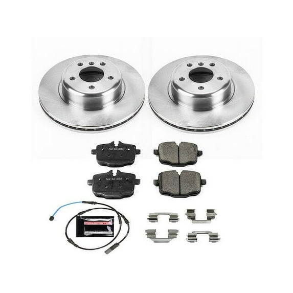 Rear Brake Pad and Rotor Kit - Compatible with 2012 - 2018 BMW 640i - Power Stop
