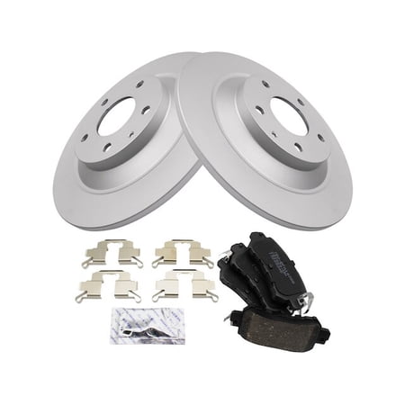 Rear Brake Pad and Rotor Kit - Compatible with 2013 - 2015 Mazda CX-5 2014