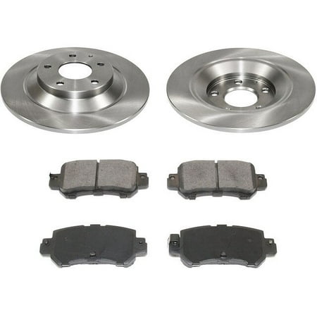 Rear Brake Pad and Rotor Kit - Compatible with 2013 - 2015 Mazda CX-5 2014