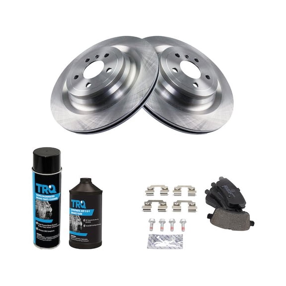 Rear Brake Pad and Rotor Kit - Compatible with 2013 - 2016 Mercedes-Benz GL350 2014 2015