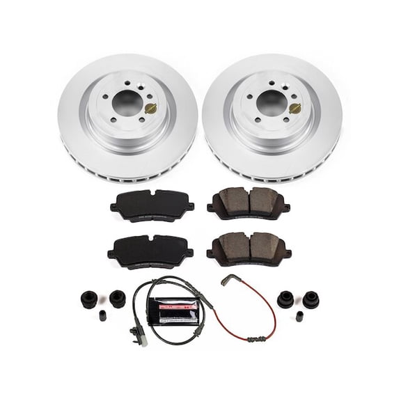 Rear Brake Pad and Rotor Kit - Compatible with 2013 - 2018, 2020 - 2022 Land Rover Range Rover 2014 2015 2016 2017 2021