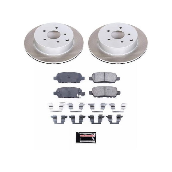 Rear Brake Pad and Rotor Kit - Compatible with 2013 - 2020 Nissan Pathfinder 2014 2015 2016 2017 2018 2019