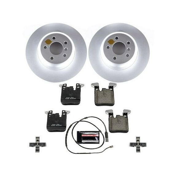 Rear Brake Pad and Rotor Kit - Compatible with 2014 - 2016 BMW 435i 2015