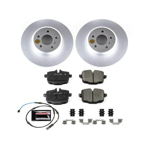Rear Brake Pad and Rotor Kit - Compatible with 2014 - 2018 BMW 640i xDrive 2015 2016 2017