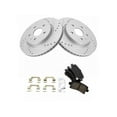 thumbnail image 1 of Rear Brake Pad and Rotor Kit - Compatible with 2014 - 2019 Chevy Impala 2015 2016 2017 2018, 1 of 2