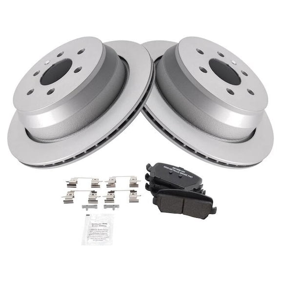 Rear Brake Pad and Rotor Kit - Compatible with 2015 - 2019 Chevy Colorado 2016 2017 2018