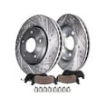 thumbnail image 1 of Rear Brake Pad and Rotor Kit - Compatible with 2015 - 2019 Lincoln MKT 2016 2017 2018, 1 of 2