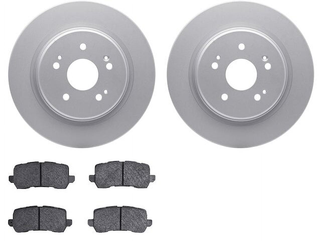 Front+Rear] Hub Bearing Brake Rotor Pads Kit (10Pc) For 2015-2019