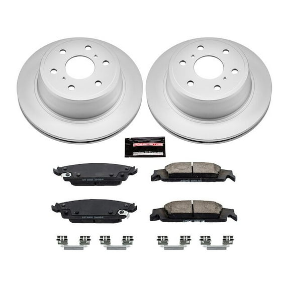Rear Brake Pad and Rotor Kit - Compatible with 2015 - 2020 Cadillac Escalade ESV 2016 2017 2018 2019