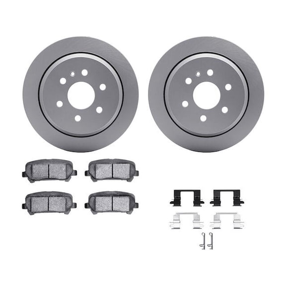 Rear Brake Pad and Rotor Kit - Compatible with 2015 - 2020 Chevy Colorado 2016 2017 2018 2019