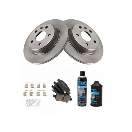 Rear Brake Pad and Rotor Kit - Compatible with 2016 - 2019 Chevy Cruze 2017 2018