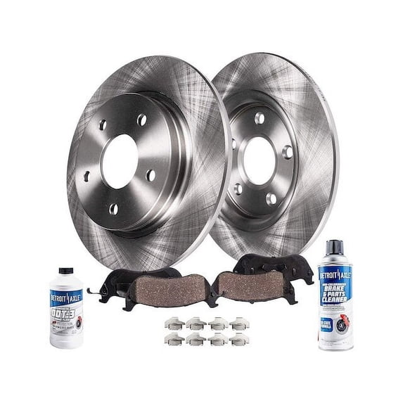 Rear Brake Pad and Rotor Kit - Compatible with 2016 - 2019 Kia Sorento 2017 2018