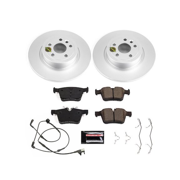 Rear Brake Pad and Rotor Kit - Compatible with 2016 - 2019 Land Rover Range Rover Evoque 2017 2018