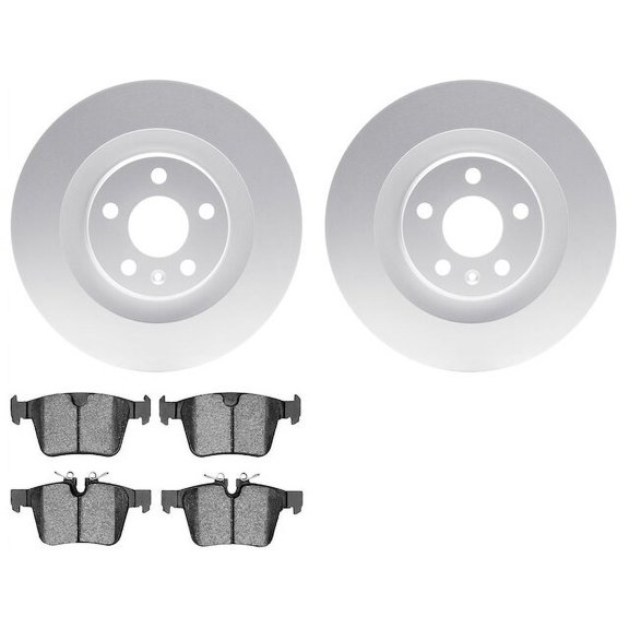 Rear Brake Pad and Rotor Kit - Compatible with 2016 - 2020 Volvo XC90 2017 2018 2019