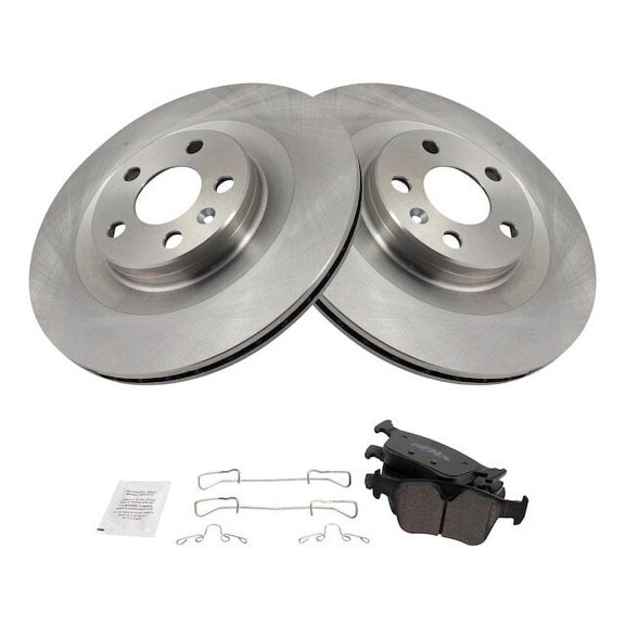Rear Brake Pad and Rotor Kit - Compatible with 2016 - 2020 Volvo XC90 2017 2018 2019