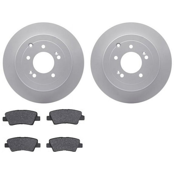 Rear Brake Pad and Rotor Kit - Compatible with 2016 - 2021 Hyundai Tucson 2017 2018 2019 2020