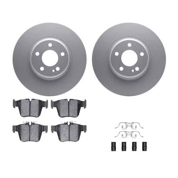 Rear Brake Pad and Rotor Kit - Compatible with 2016 - 2022 Mercedes-Benz GLC300 2017 2018 2019 2020 2021