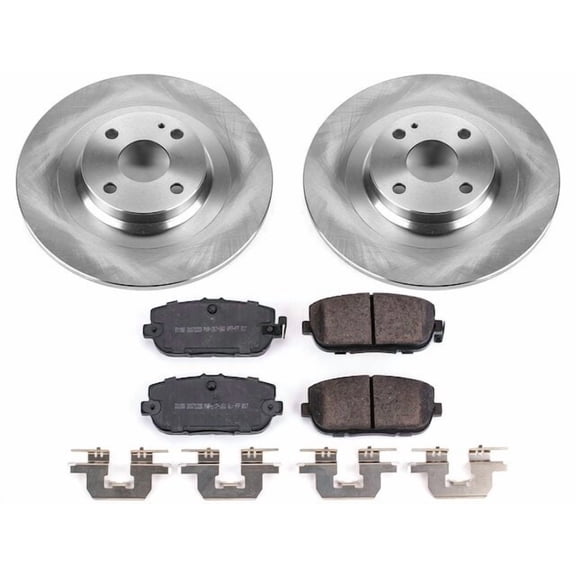 Rear Brake Pad and Rotor Kit - Compatible with 2016 - 2024 Mazda MX-5 Miata - Power Stop
