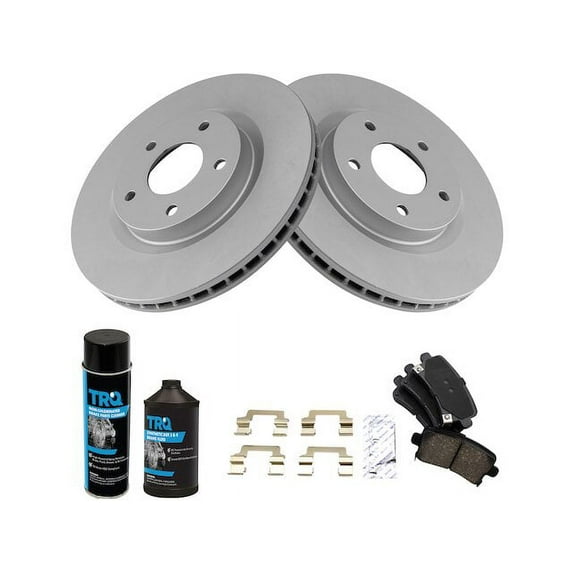 Rear Brake Pad and Rotor Kit - Compatible with 2016 Chevy Malibu Limited
