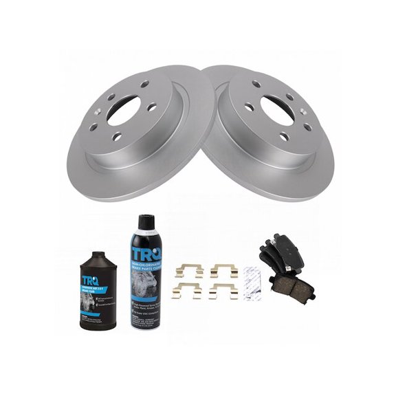 Rear Brake Pad and Rotor Kit - Compatible with 2016 Chevy Malibu Limited