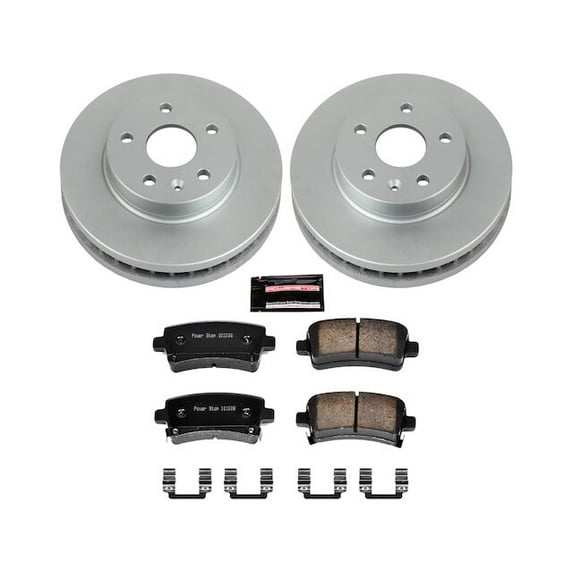 Rear Brake Pad and Rotor Kit - Compatible with 2016 Chevy Malibu Limited