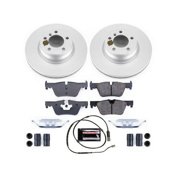 Rear Brake Pad and Rotor Kit - Compatible with 2017 - 2020 BMW 430i xDrive 2018 2019