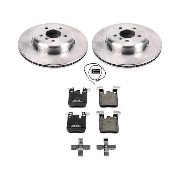 Rear Brake Pad and Rotor Kit - Compatible with 2017 - 2020 BMW 440i Gran Coupe 2018 2019