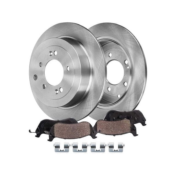 Rear Brake Pad and Rotor Kit - Compatible with 2017 - 2021 Kia Sportage 2018 2019 2020