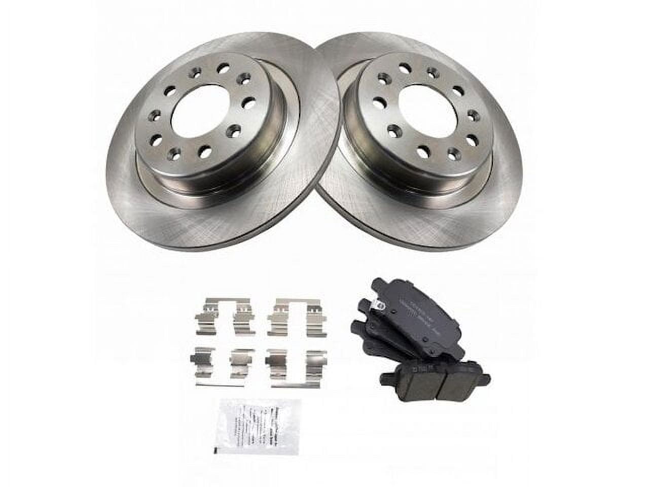 Rear Brake Pad and Rotor Kit Compatible with 2018 2019 Chevy