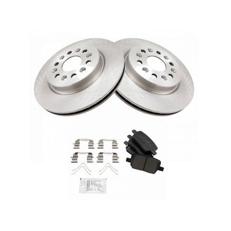 Rear Brake Pad and Rotor Kit - Compatible with 2018 - 2020 Chevy Traverse 2019