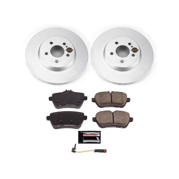 Rear Brake Pad and Rotor Kit - Compatible with 2018 - 2021 Mercedes-Benz S560 2019 2020