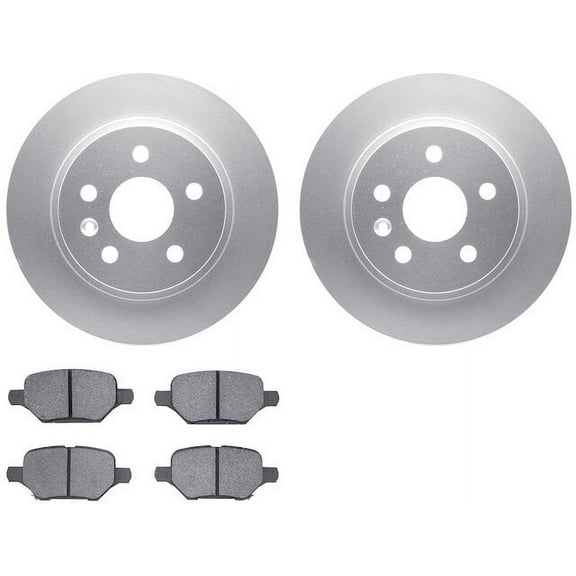 Rear Brake Pad and Rotor Kit - Compatible with 2018 - 2022 Chevy Trax AWD 2019 2020 2021