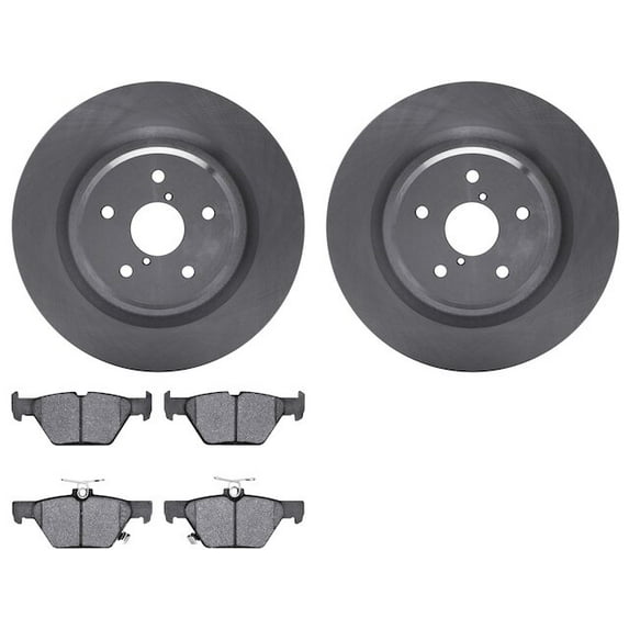 Rear Brake Pad and Rotor Kit - Compatible with 2019 - 2022 Subaru Ascent 2020 2021