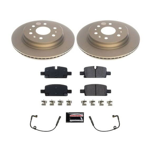 Rear Brake Pad and Rotor Kit - Compatible with 2019 - 2024 Chevy Silverado 1500 2020 2021 2022 2023
