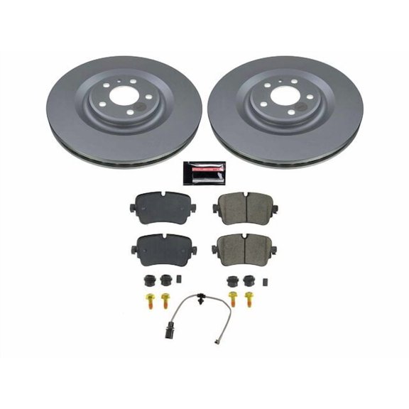Rear Brake Pad and Rotor Kit - Compatible with 2020 Audi S7 Sportback - Power Stop