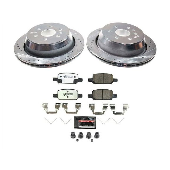 Rear Brake Pad and Rotor Kit - Compatible with 2021 - 2022 Chevy Colorado