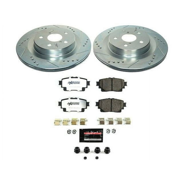 Rear Brake Pad and Rotor Kit - Compatible with 2021 - 2024 Toyota RAV4 ...