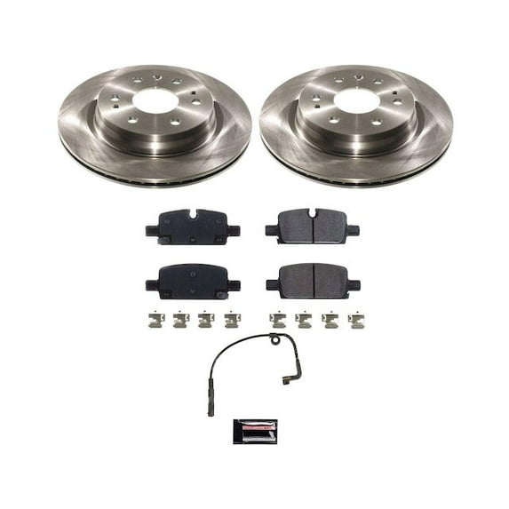 Rear Brake Pad and Rotor Kit - Compatible with 2023 - 2024 Chevy Colorado