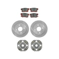 thumbnail image 1 of Rear Brake Pad and Rotor and Wheel Hub Kit - Compatible with 1998 - 2002 Honda Accord 2.3L 4-Cylinder 1999 2000 2001, 1 of 2
