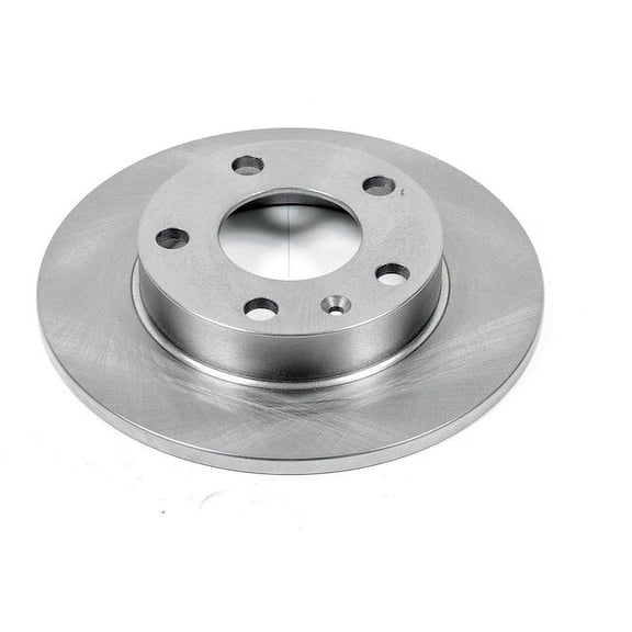 Rear Brake Rotor - Compatible with 2002 - 2006 Audi A4 Convertible 1.8L 4-Cylinder Turbocharged - Power Stop