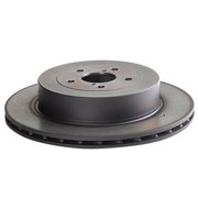 Rear Brake Rotor - Compatible with 2004 Subaru Impreza WRX STI