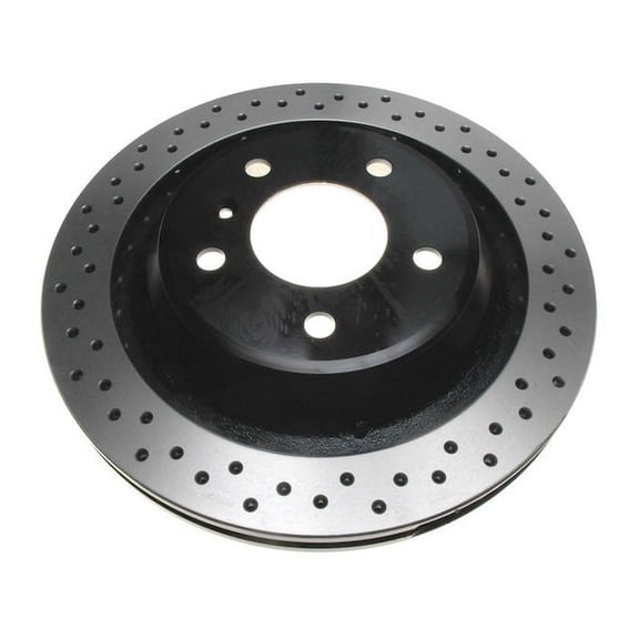 Rear Brake Rotor - Compatible with 2005 - 2008 Pontiac Grand Prix 5.3L V8 2006 2007