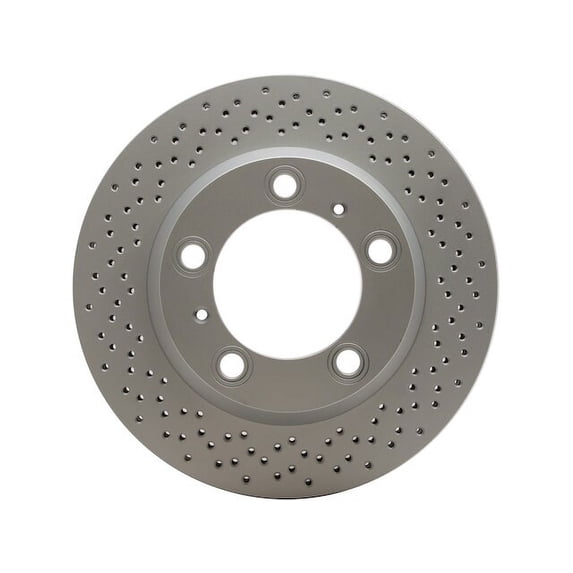 Rear Brake Rotor - Compatible with 2005 - 2016 Porsche Boxster - Dynamic Friction