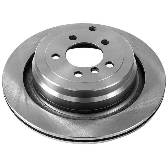 Rear Brake Rotor - Compatible with 2006 - 2012 Land Rover Range Rover Naturally Aspirated 2007 2008 2009 2010 2011