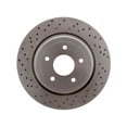 thumbnail image 1 of Rear Brake Rotor - Compatible with 2006 - 2013 Chevy Corvette 2007 2008 2009 2010 2011 2012, 1 of 2