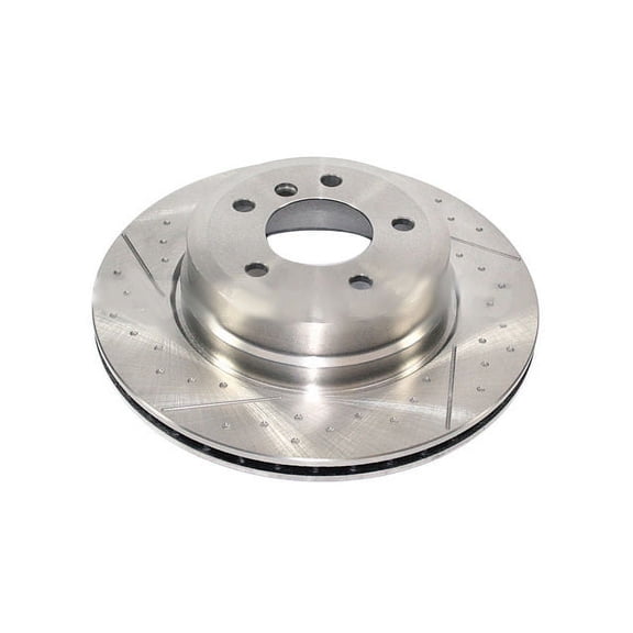 Rear Brake Rotor - Compatible with 2008 - 2013 BMW 135i 2009 2010 2011 2012