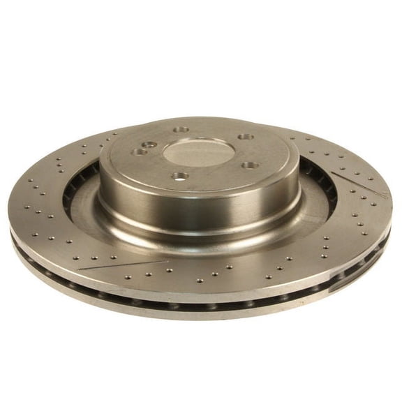 Rear Brake Rotor - Compatible with 2012 - 2014 Mercedes-Benz CLS63 AMG 2013