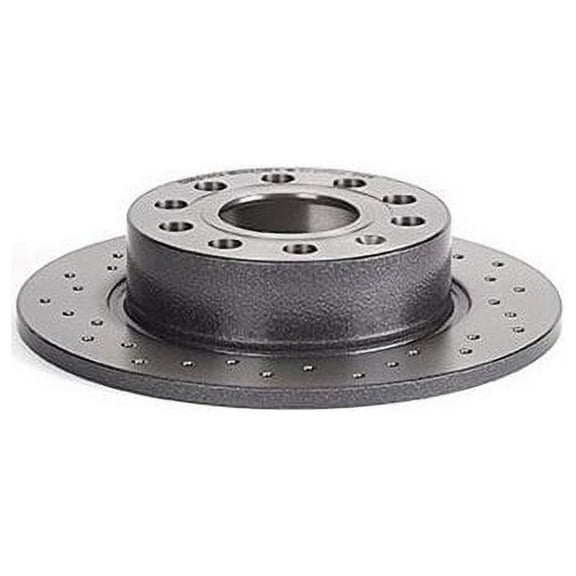 Rear Brake Rotor - Compatible with 2012 - 2018 Volkswagen Jetta Sedan 2013 2014 2015 2016 2017